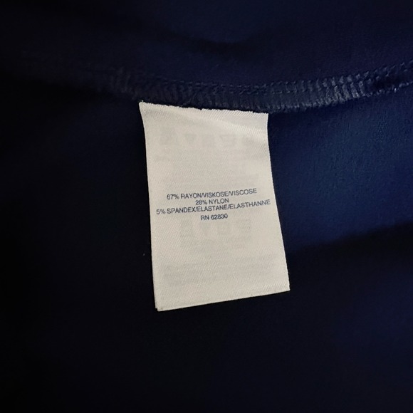 Lands End Womens Shift Career Dress Size 16 Navy Corporate Business Pockets - Picture 7 of 7